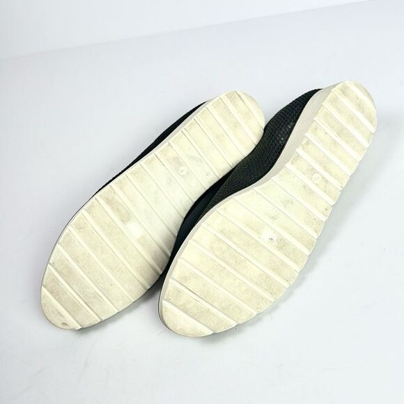 Eileen Fisher Heaven Graphite Stretch Shoes Slip On Flats Knit Upper size 7 - Picture 9 of 10